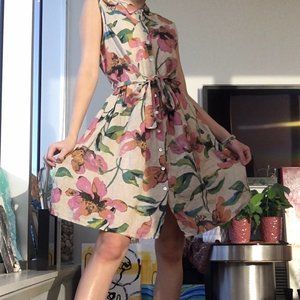 Marisa & Marie linen Floral dress